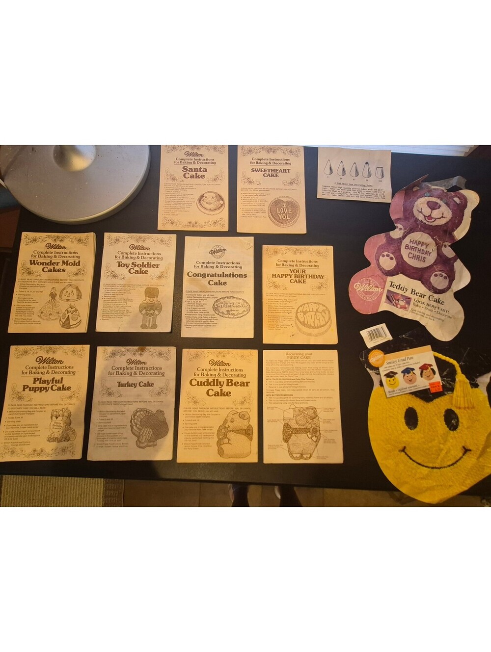 Vintage Wilton Cake Pan Instruction Booklets Manuals Inserts Lot 1319
